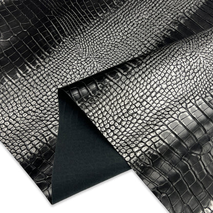 Faux Crocodile | Silver Blend image 1