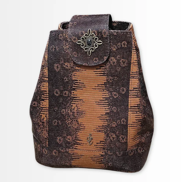 Embossed Ring Lizard Italian Leather – Perfect for the AllyBee