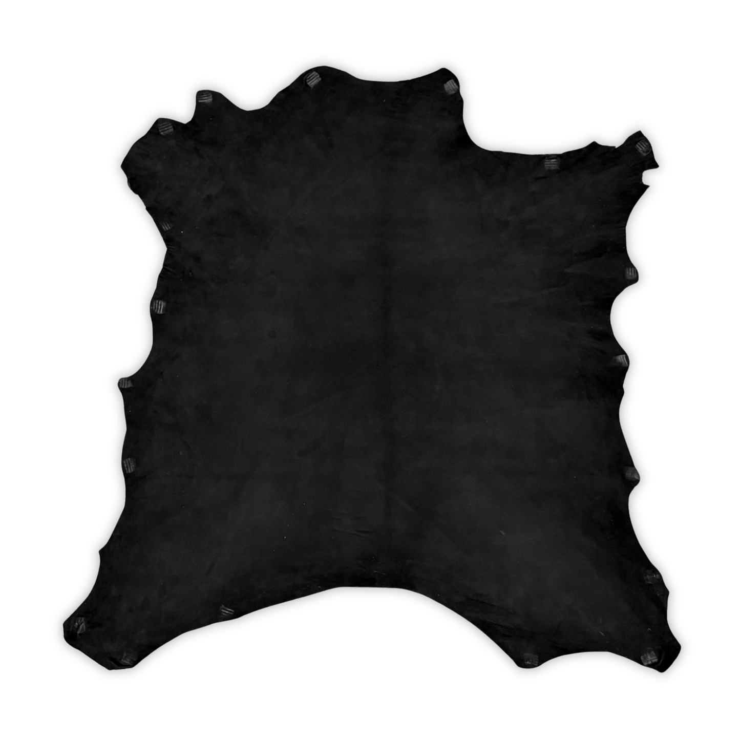 Suede Italian Leather Hide – Black