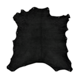 Suede Italian Leather Hide – Black