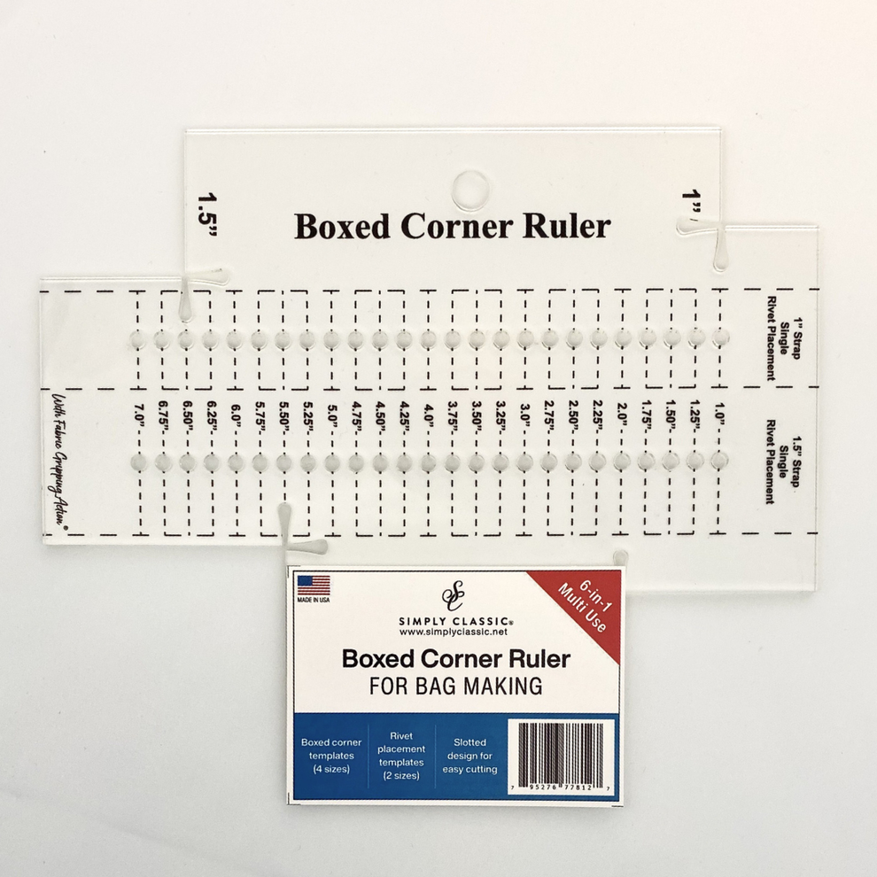 Boxed Corner Ruler – Simply Classic