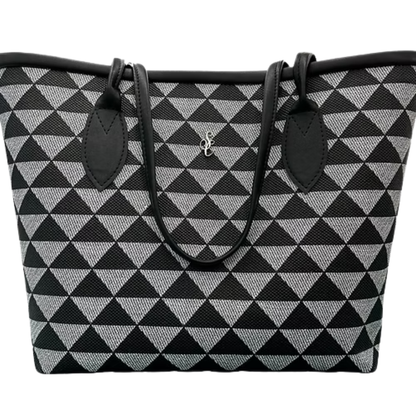 Geometric Triangles Vinyl –  Black/White