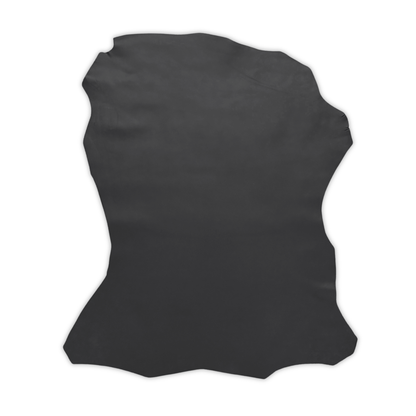 Italian Leather Hide – Charcoal