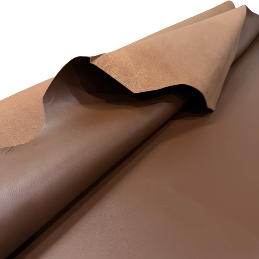 Italian Leather Hide – Chestnut Brown