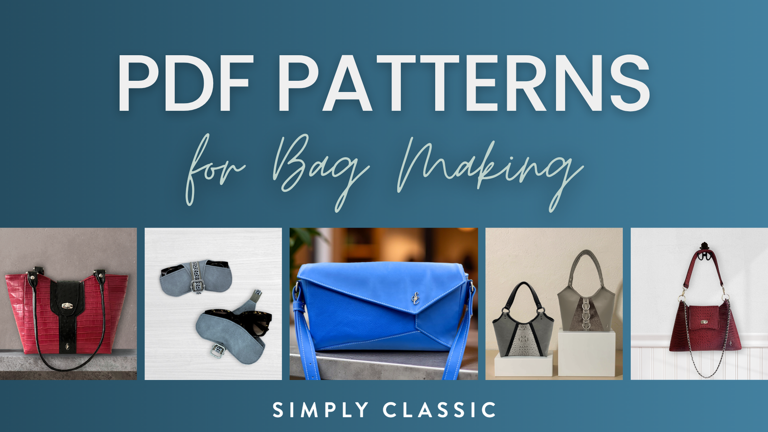 Simply Classic digital PDF patterns for bag making