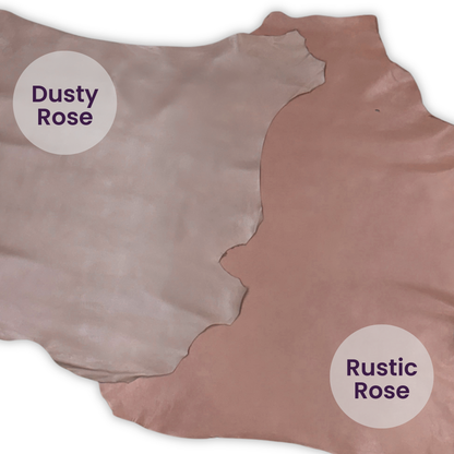 Italian Leather Hide – Dusty Rose