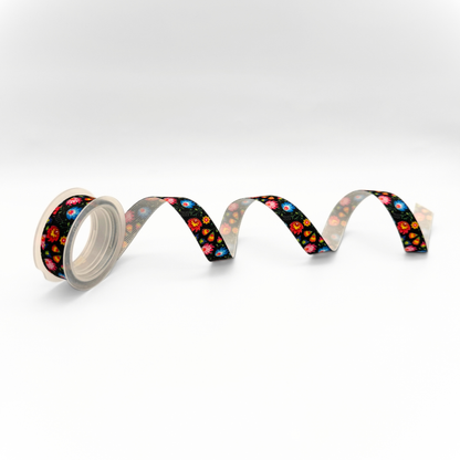 1/2" Grosgrain Ribbon – Mexican Floral