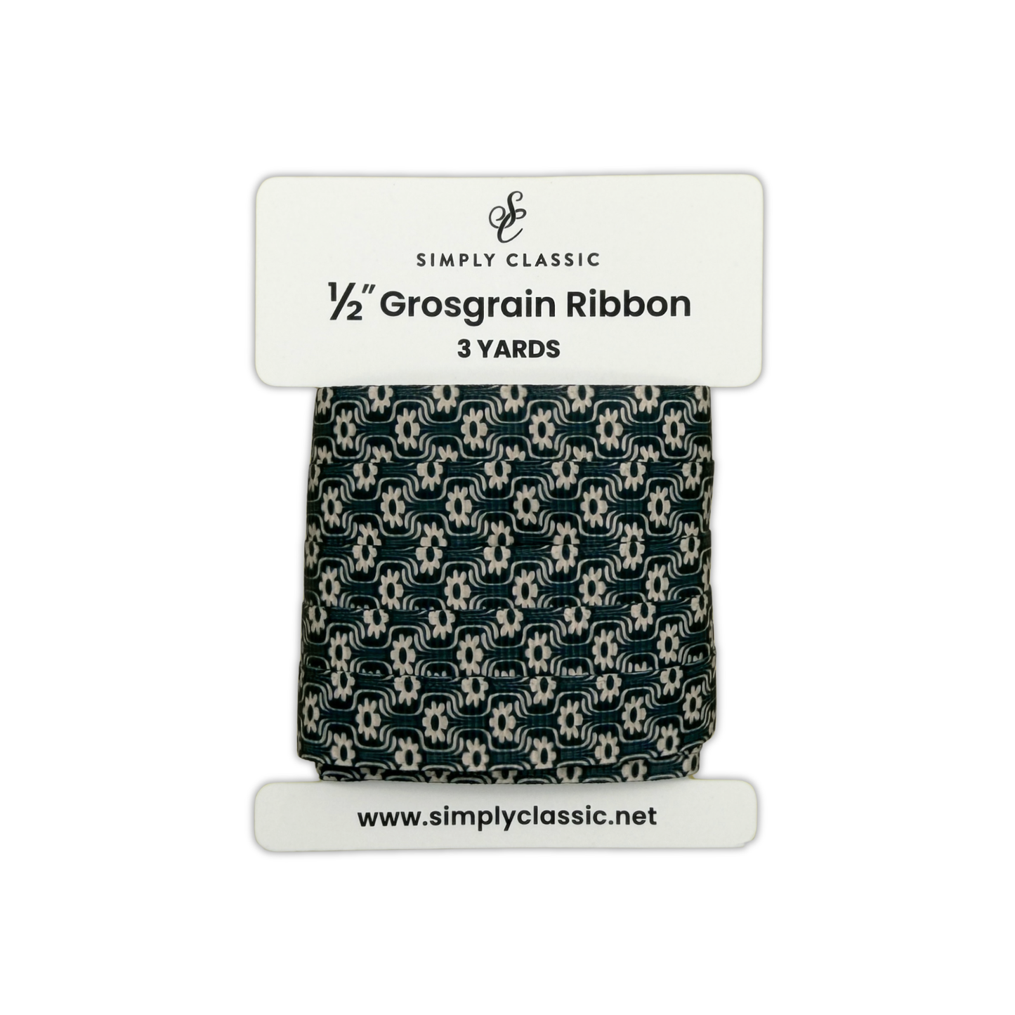 1/2" Grosgrain Ribbon – Vintage Floral