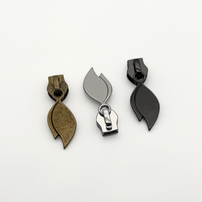 #5 Zipper Pulls – Leaf