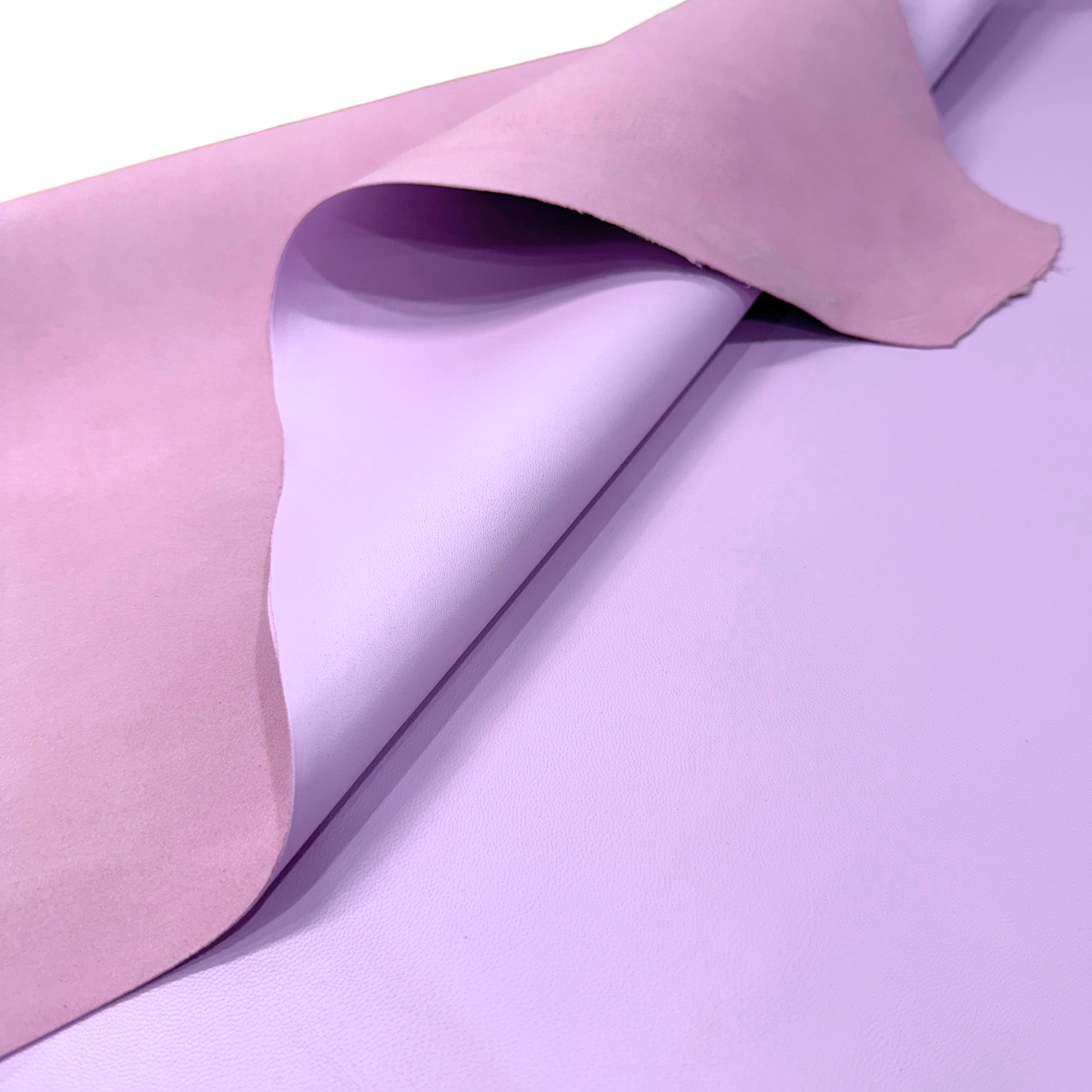Italian Leather Hide – Lilac Snow