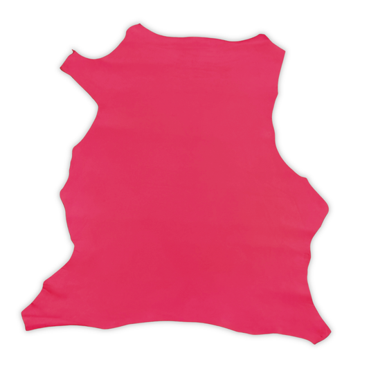 Italian Leather Hide – Pink Peacock