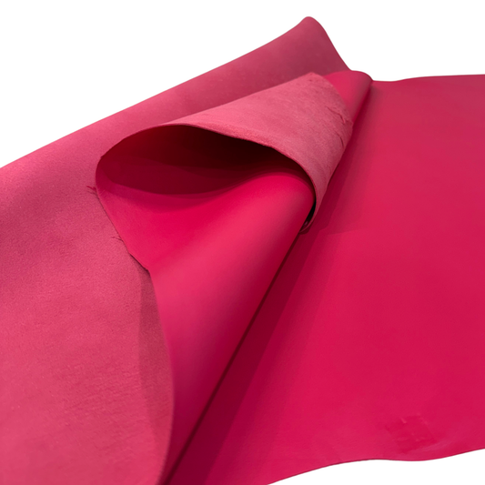 Italian Leather Hide – Pink Peacock