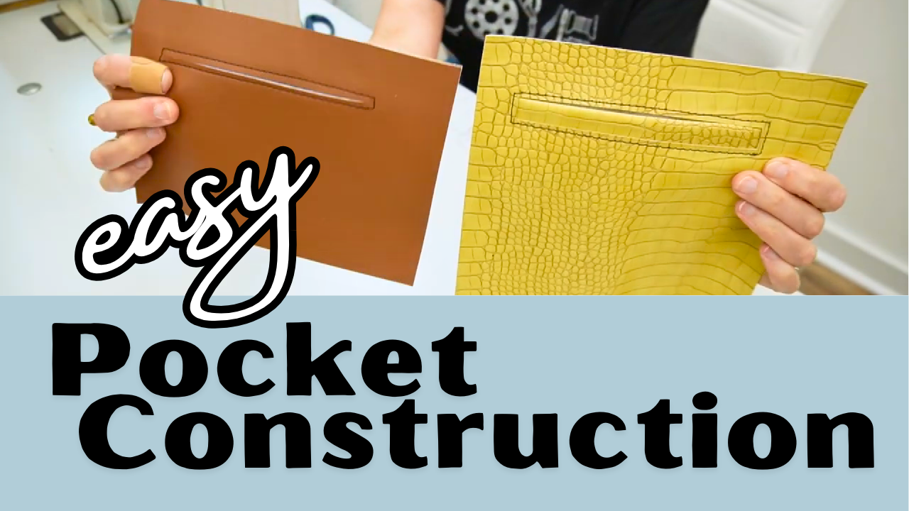 Load video: How to sew 2 styles of slip pockets