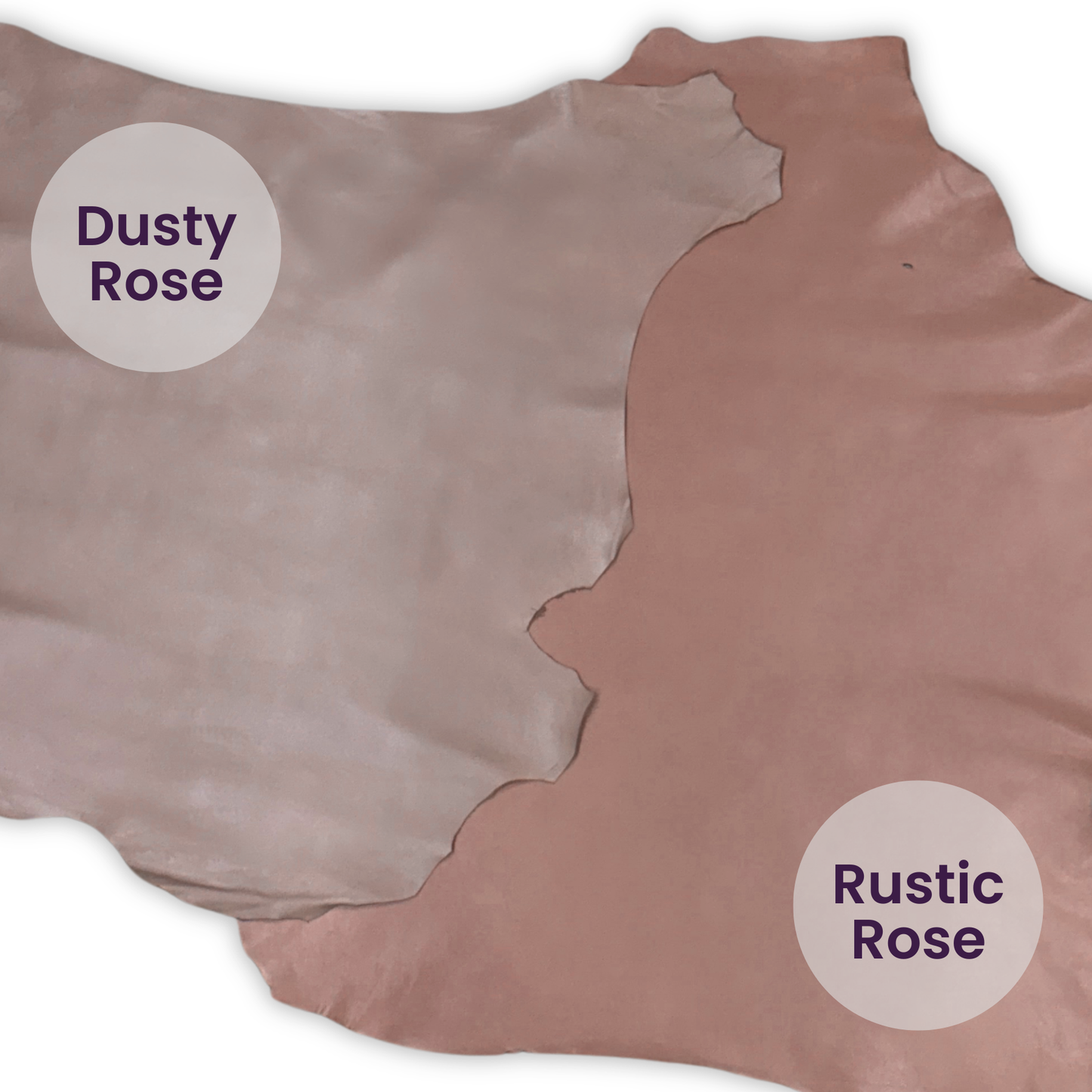 Italian Leather Hide – Rustic Rose