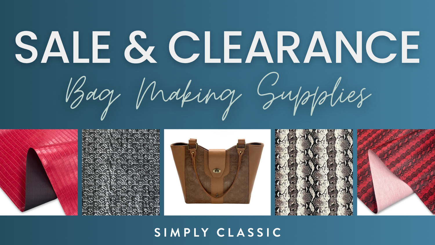 Sale and clearance bag making supplies from Simply Classic