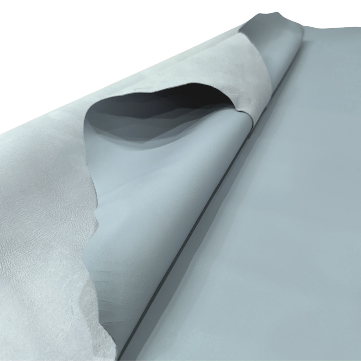 Italian Leather Hide – Steel Blue
