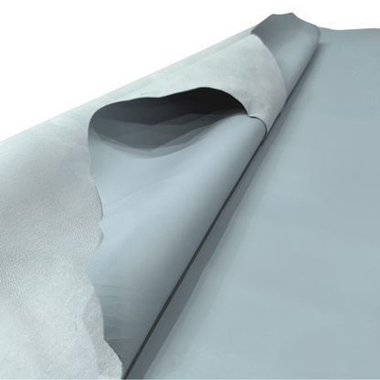 Italian Leather Hide – Steel Blue