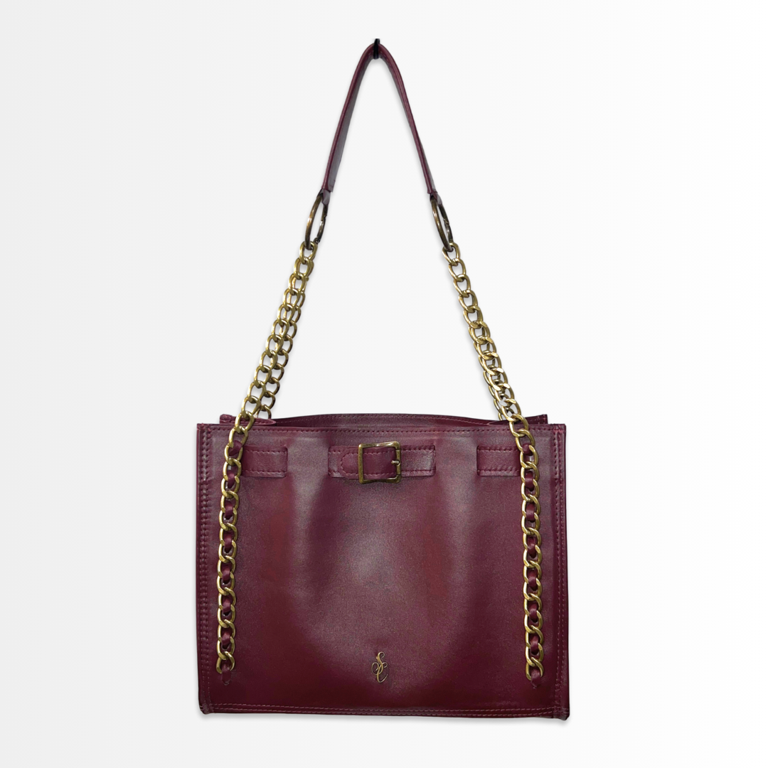 Italian Leather Hide – Burgundy/Rich Brown