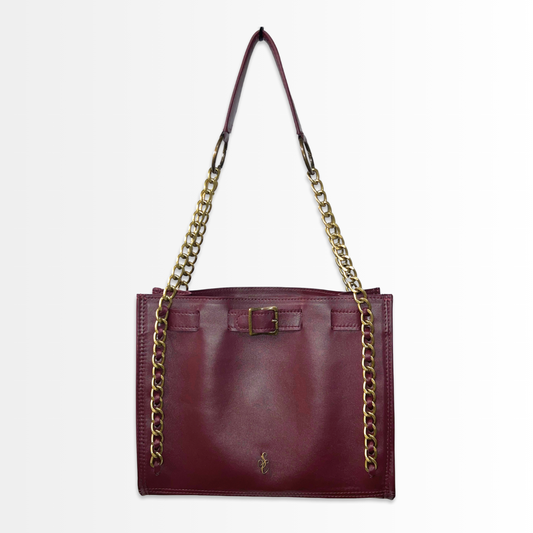 Italian Leather Hide – Burgundy/Rich Brown
