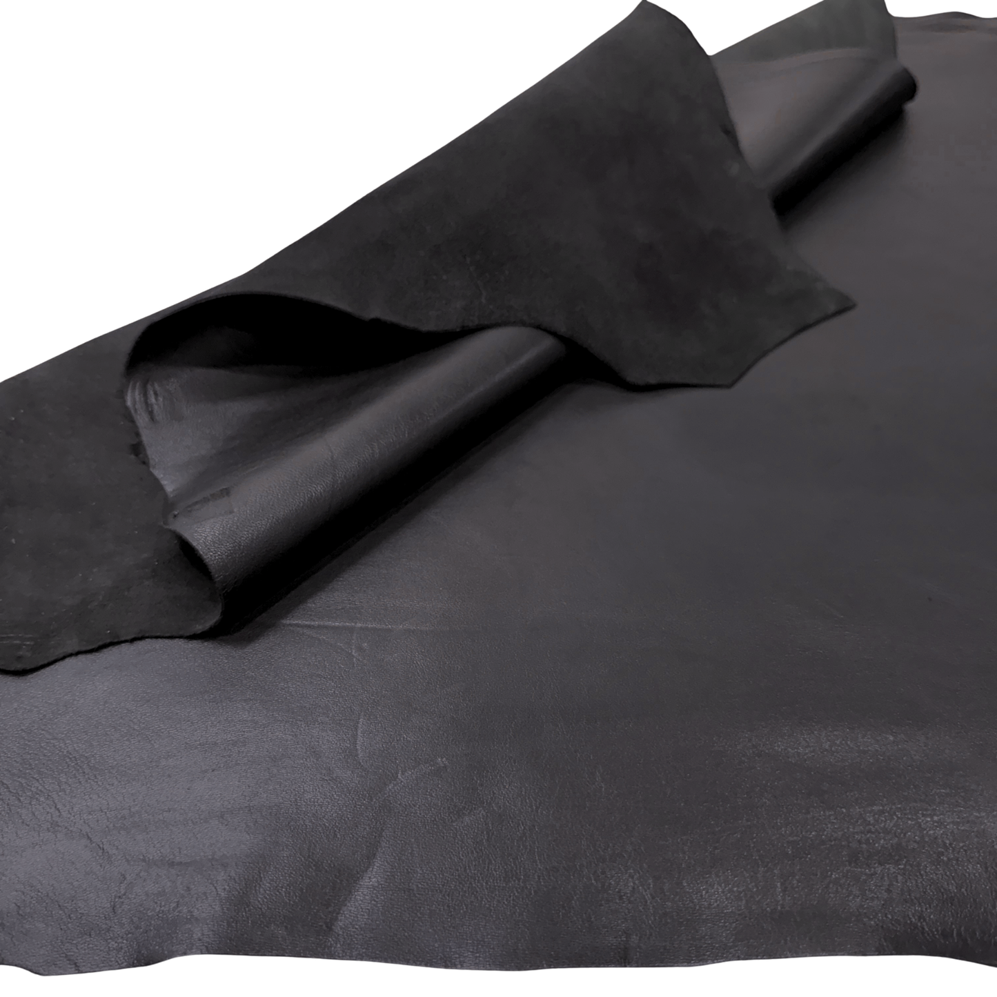 Italian Leather Hide – Vintage Black