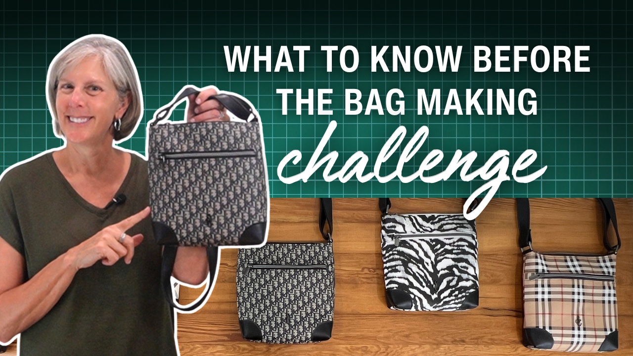 Load video: Welcome to the bag making challenge