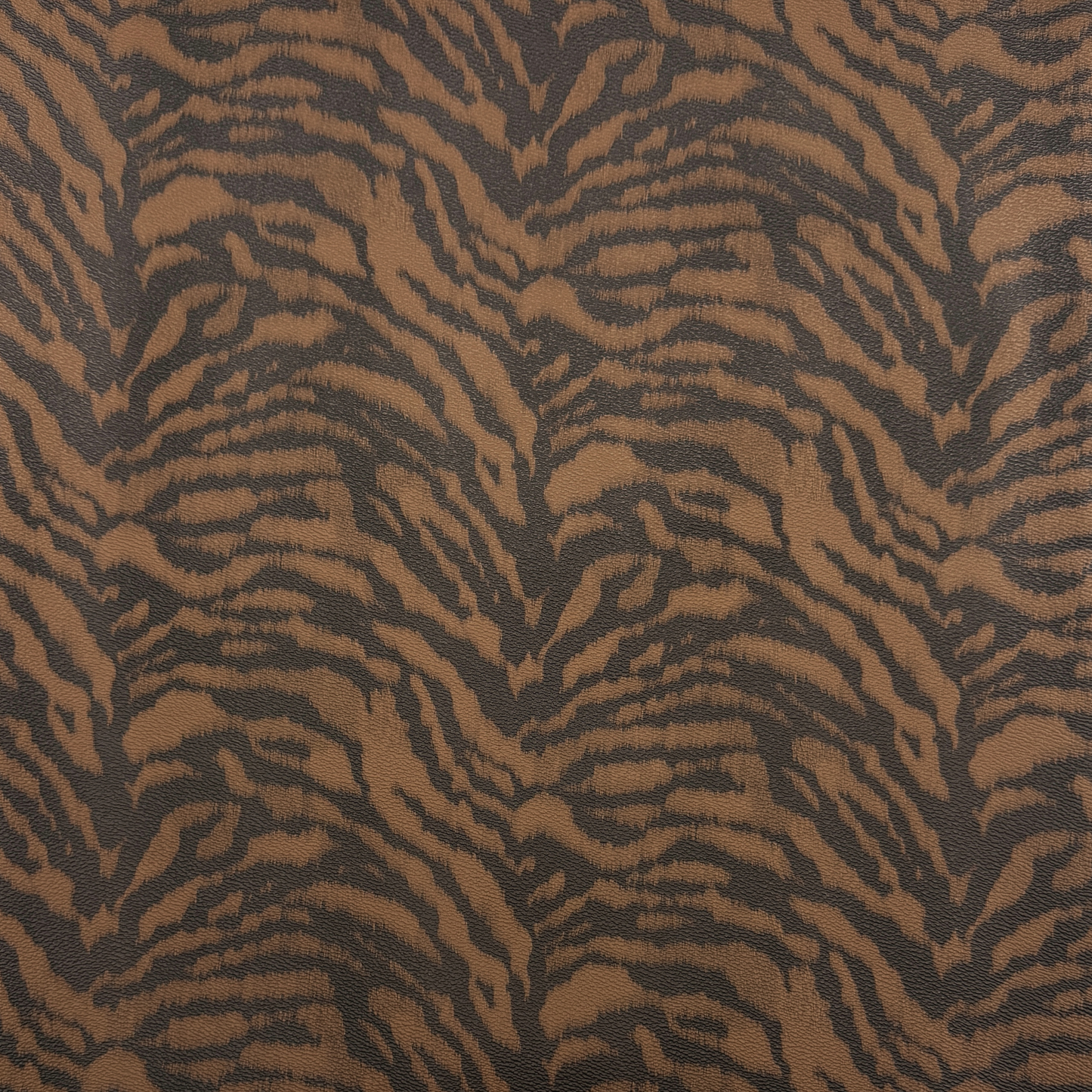 Zebra Print Faux Leather – Brown/Black
