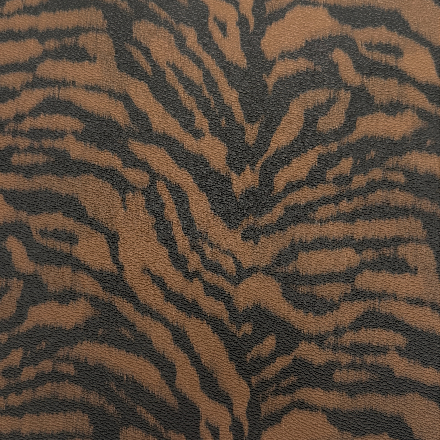 Zebra Print Faux Leather – Brown/Black