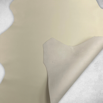 Italian Leather Hide | Cream image 2