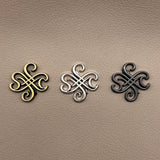 Signature Scroll Motif Metal Bag Tag image 0