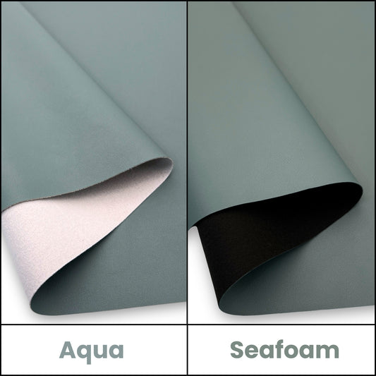 Smooth Faux Leather – Seafoam