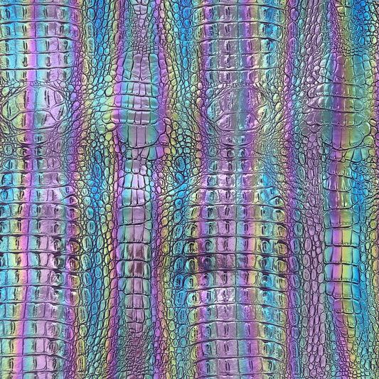 Iridescent Faux Crocodile image 4