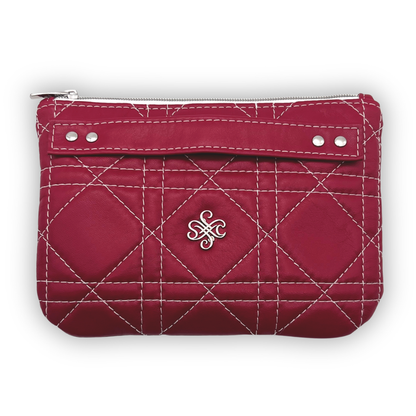 Signature Scroll Motif Metal Bag Tag image 1