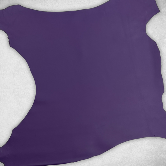 Italian Leather Hide | Royal Purple image 1