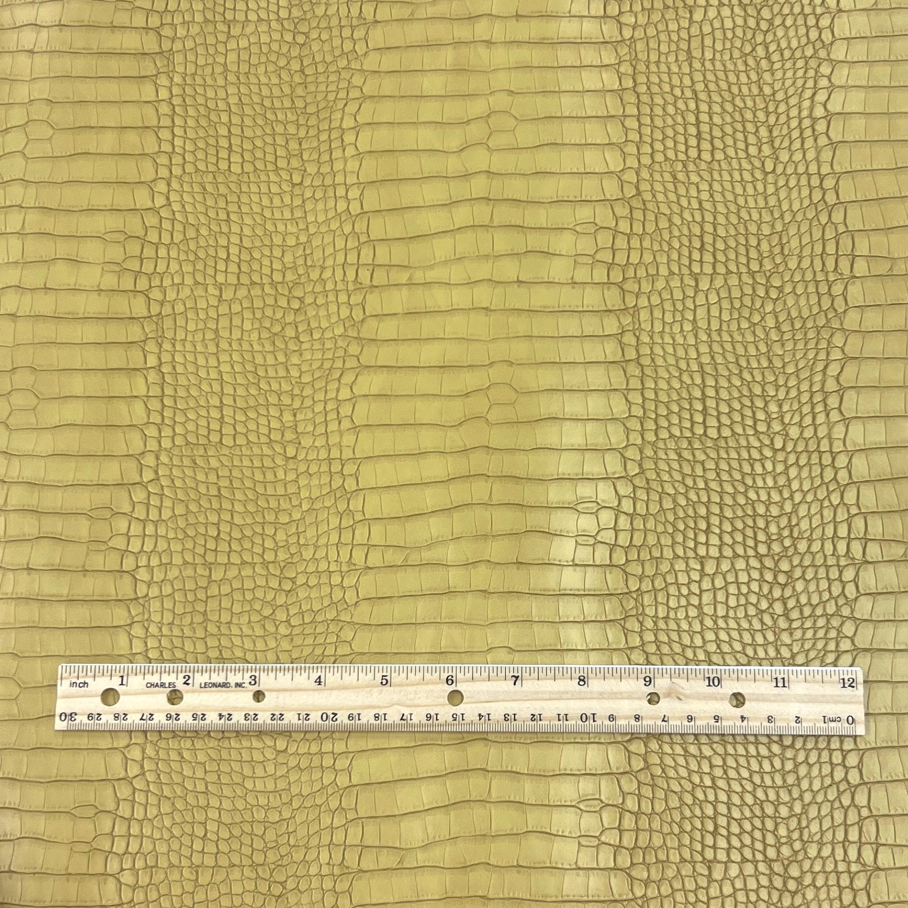 Faux Crocodile | Mustard image 2