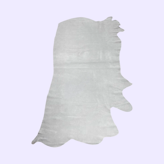 Italian Leather Hide | White Lizard image 1
