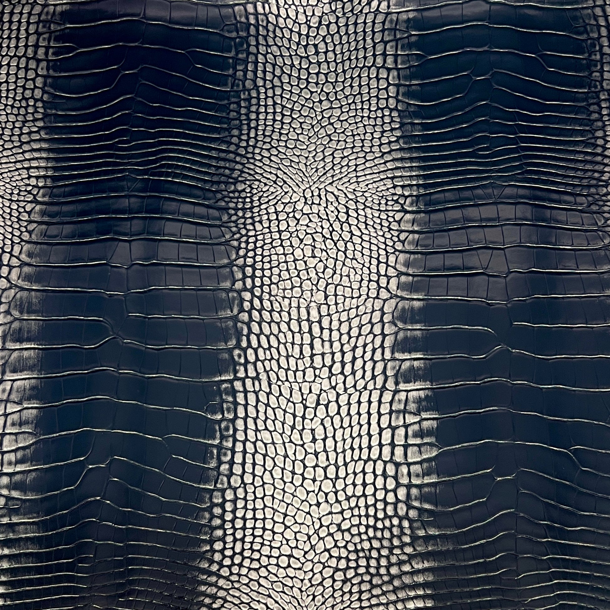Faux Crocodile | Silver Blend image 2