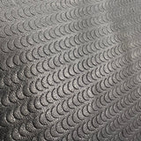 Italian Leather Hide | Black Laser Cut Half Moon image 0