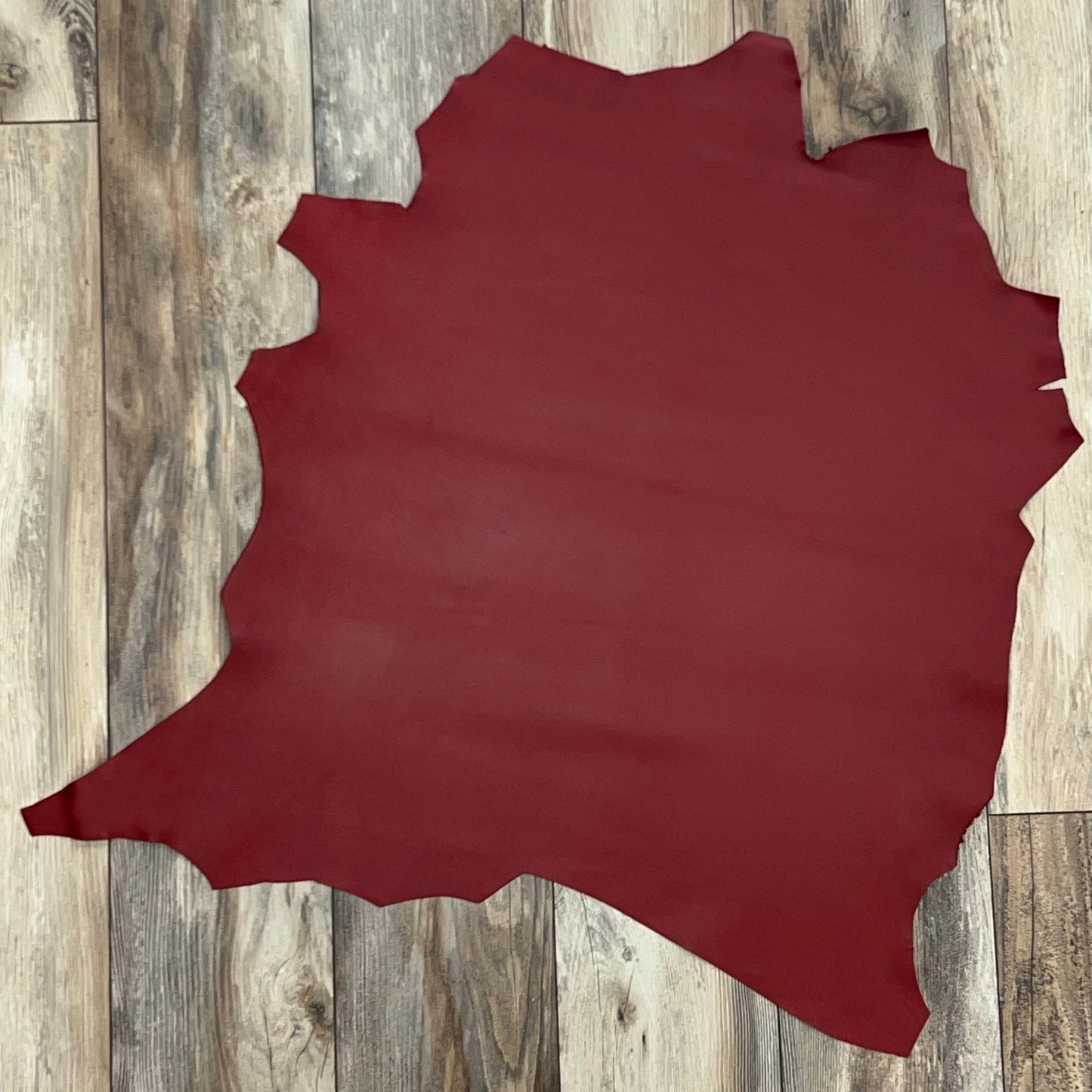Italian Leather Hide | Dark Red image 1