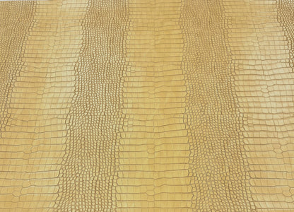 Faux Crocodile | Mustard image 1