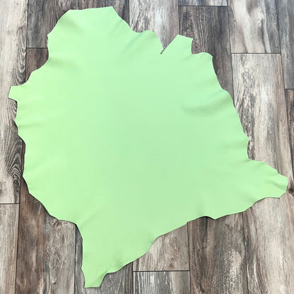 Italian Leather Hide | Pale Green image 1