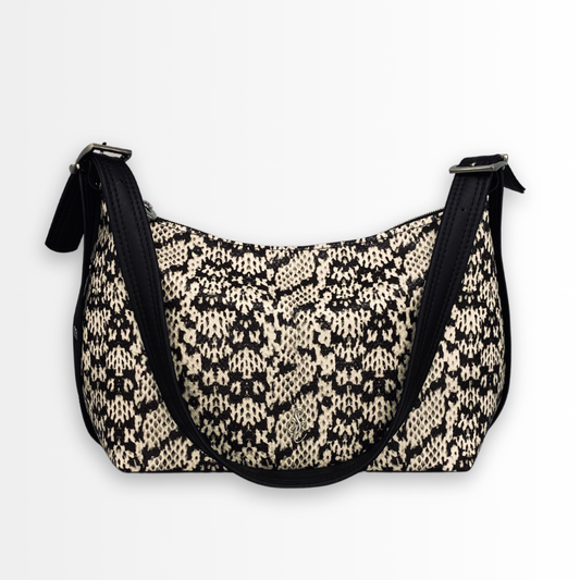 Abstract Geometric Faux Snake – Cream