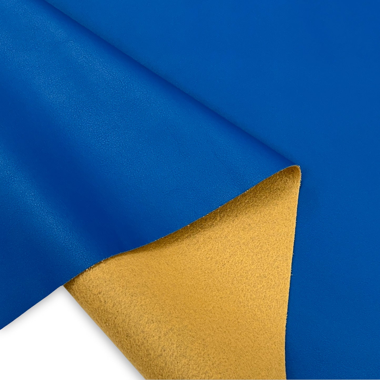 Smooth Faux Leather – Bright Blue