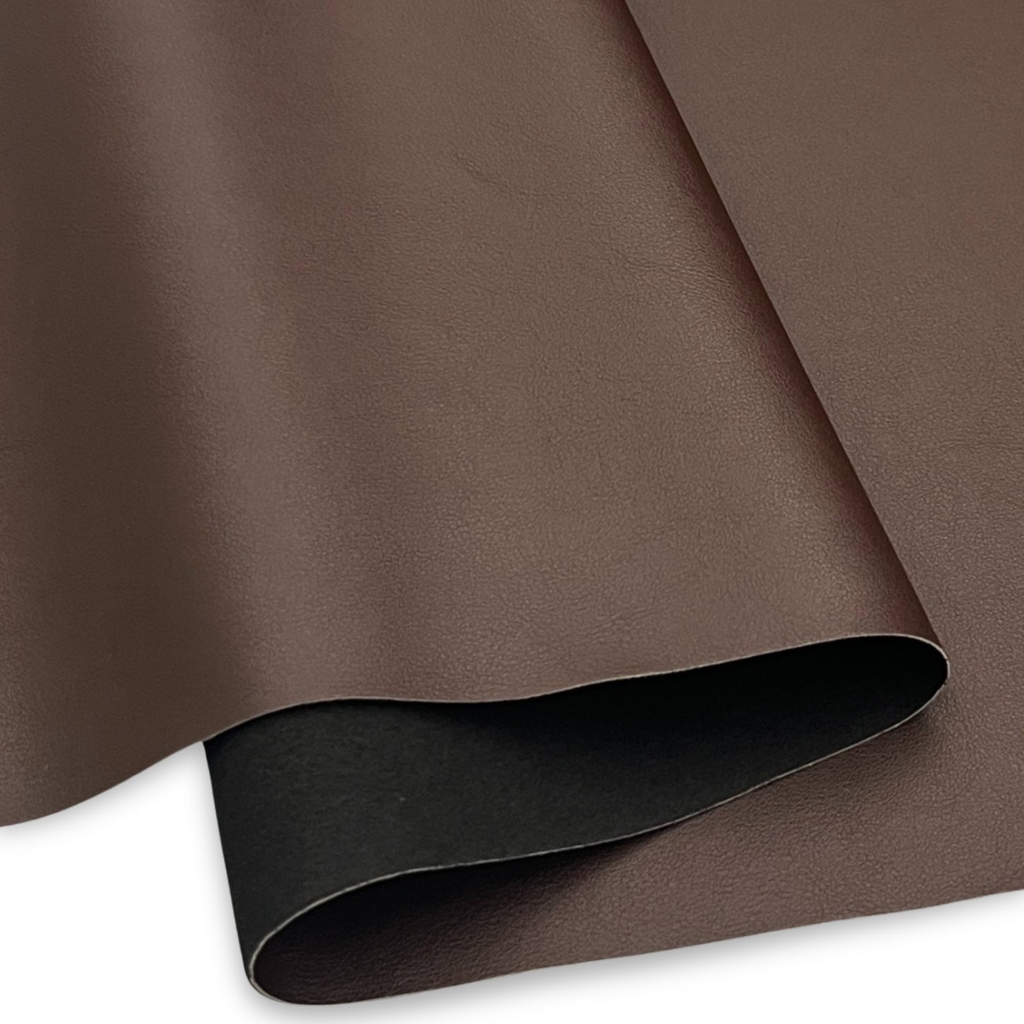 Smooth Faux Leather – Dark Brown