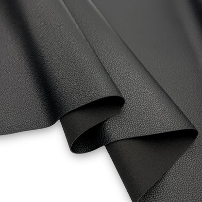 Textured Faux Leather – Black