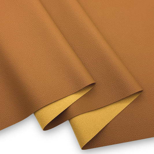 Textured Faux Leather – Camel