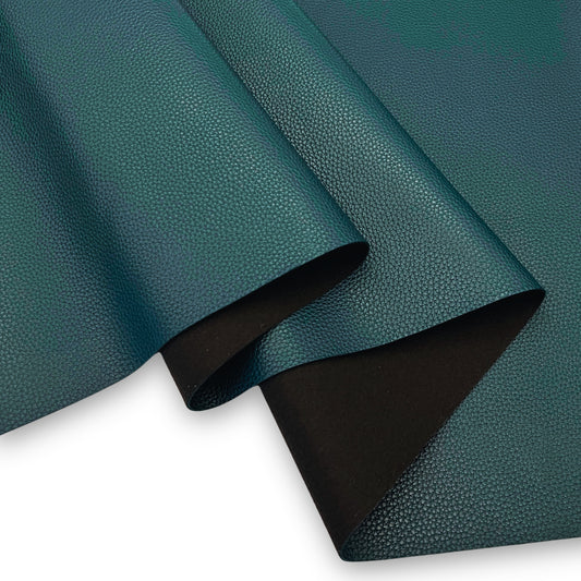 Textured Faux Leather – Dark Teal